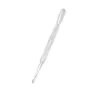 Nail Tools Pedicure Tool 10st / Lot Cuticle Pusher Rund Rostfritt Stål Professionell Nail Cleaner Manicure Pedicure 5,9 tum TTS-06