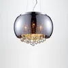 Moderne glazen lampenkap kristallen ballen / vlinder woonkamer plafond hanglamp eetkamer hanglamp restaurant hangende verlichting