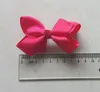 Koreansk 3 tums Grosgrain Ribbon Hairbows Bästsäljare Barnflicka Hår Tillbehör Bow med Clip Hair Bobbles Boutique Hairpins Hair Ornaments