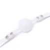 Grande Bola Boca Mordaça D = 4.8 CM Branco Silicone Bola Mordaça Mordaça PU Bondage Restraint Boca Plugue Oral Fixação Adulto Brinquedos Sexuais