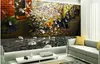 Pavone Golden Avenue paesaggio decorazione della parete pittura sfondo del desktop