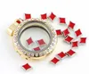 20 Teile/los Rot Poker Platz Legierung Schwimm Medaillon Charms Fit Für DIY Magnetische Glas Living Memory Medaillon Beste Geschenk