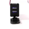 토요타 용 12 / 24V 듀얼 USB 포트 대시 보드 마운트 자동차 충전기 어댑터 | 차량용 USB 충전기