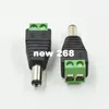 Partihandel 500 st / lot Male DC Power Adapter - 2.1mm Plug to Screw Terminal Block DC Barrel Jack Adapter Male