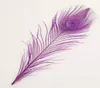 100pcs/lot Colorful Peacock Feathers Eyes 8-10" For Wedding Craft 7 Colors For Choose