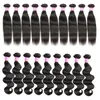 Groothandel Braziliaanse Straight, Body Wave Virgin Human Hair Extension 10/20/30/50 Bundels 100% Onverwerkte 8A Remy Human Hair Weave Inslag