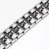 Łańcuch o szerokości 24 mm Męki Punk Bracelets Bracelets Męs