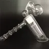 Glashammer, 6-armiger Baum-Perkolator-Bubbler mit Calabash-Design, Tabakkopf, 18,8 mm Verbindungsgröße, Rauchpfeifen