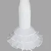 Sereia anágua branco vestido de noiva underskirt anágua de nupcial crinolina qua acessórios