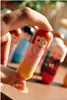 Nuovo adorabile rossetto simpatico cartone animato kimono bambola aroma balsamo per labbra nutriente idratante 576pcs/lot dhl gratis