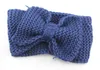 Fasce per capelli lavorate a maglia per bambini Accessori per capelli grandi fatti a mano in feltro di lana Fascia in crochet E275