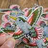 10PCS Beauty Bird Patches for Clothing Bags Iron on Transfer Applique Patch for Jeans Sew on Embroidery Patch DIY301k