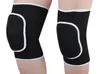 1 pair New Sponge Knee Wrap Support Brace Football Basketball Athletic Sport Knee Protection Pad Elastic 2 Color For Choose FG1511