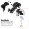 Kit de equipamento de iluminação pografia luz suave guarda-chuva softbox suporte de lâmpada lâmpadas soquete cenários po estúdio 8958444