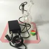 Enail kit Com Ti Prego Bong Controlador de Temperatura Caixa De Vidro Eletrônico Para DIY Fumaça E Prego Bobina de Cera Erva Seca caixa SS dabber