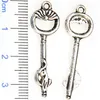 Takılar mücevherler antika gümüş anahtarlar metal vintage yeni diy moda takı aksesuarları için mücevher bilezikler için kolyeler yapmak 256s
