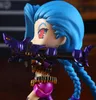 Prettybaby LOL 12cm 3 pcs set cute action figures 3th generation league of legends Collectible PVC plastic toys Khazix Jinx Aatrox Pt0251#