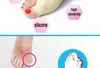 Wholesales 20Pairs = 40pcs Hallux Valgus Correction Sleeve Feet Care 특별 엄지 발가락 뼈 실리콘 링 발 엄지 손가락 정형 버팀 쇠 릴리프