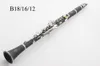 högklassig buffé 1986 b12 b16 b18 klarinett 17 nyckel cramponcie a paris bakelit tub klarinettinstrument med fodraltillbehör