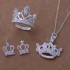 Free Shipping with tracking number New Fashion women's charming jewelry 925 silver 12 mix jewelry set 1452