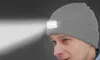 5 LED Beanies Headlamp Winter Hands Unisex Lighted Camping Hat Power Stocking Cap Hat 10pcslot 1184026