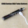 Voltaje variable de Vaporizador Vaporizador de giro UGO original 3.2-4.8V Evod Baterías Mircoy Passtrough para Ego 510 Thread Atomizer