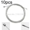 10PCS/lot NEW Bicycle Cycling Bike Shift Shifter Gear Brake Cable Sets Core Inner Wire Silver Steel Free Shipping