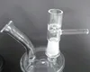 Oljeprutningsglas Bong Oil Rig Recycle Glass Vattenrör med 14mm Glas Rökning Rör Glas Righokahs