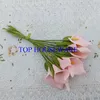 720PCS60Grappoli Piccolo calla bouquet PE artificiale mini calla fiore di giglio fai da te contenitore di caramella di nozze decorazione della casa2913411