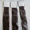 Top Quality 50g 20pcs Glue Skin Waft Tape in Human Hair Extensions 18 20 22 24inch 2Darkest Brown Brésilien Brésilien Hair2945091
