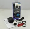 UNIVERSAL BLAUER LED-Druckknopf zum Starten des Motors, Motorzündung, Motorstarter, BLAUER ROTER PIVOT-MOTORSTART