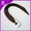 Extensões mais baratas para cabelos de keratina 1 grama de cabelo pré -ligado 50 fios indianos retos 100 Hair2858263