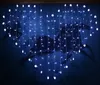 220 V LED-Stränge, farbige Lichter, Hochzeitsraumbeleuchtung, romantisches Licht, LED-Herzschnur, 2 m x 1,5 m