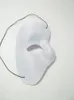 Phantom of the Opera Twarzy Maska Halloween Boże Narodzenie Nowy Rok Party Costume Clothing Make Up Fancy Dress Up - Większość dorosłych Biała maska ​​fantomowa