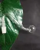 Livraison gratuite en gros accessoires de narguilé-S pot en verre transparent à double bulle, accessoires de narguilé