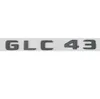 Black GLC 43 Trunk Letters Number Emblem Sticker for Mercedes Benz GLC 43 2017