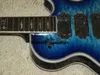 Corps de guitare Blue Sunburst, guitare électrique personnalisée disponible en Stock