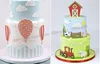 Baking & Pastry Tools Wholesale- Cloud Plastic Cake/Cookie/Biscuits Cutter Mold Sugarcraft Cake Decorating Fondant Icing Cutters Decoration