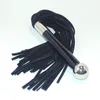 2018 Leather Riding Crop Acrylic Handle Whip Slave Flogger Sex Products Adult Games Flirt Toys