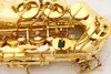 Suzuki A901 Professionelle Elektrophorese Gold Altsaxophon Eb Sax Doppelsehnen Top Musikinstrumente für Anfänger Test