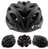 Kaski rowerowe Matowe Czarne Mężczyźni Kobiety Rowerowy Kask Back Light Mountain Road Bike Integralnie Formowane Kaski rowerowe