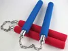 60 stks / partij Gratis Verzending Hot Martial Art Foam Sponge Safe Fitness Nunchakus Nunchaku voor Kinderen Kinderen Kung Fu Beginners Training