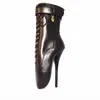 18CM High Height Sex boots Women's Heels Round Top Stiletto Heel SM shoes Ankle Boots Heels No.13033