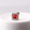 NUOVO 18KGP Cubo perline di diamanti Gioielli fai da te angeli in argento foro grande Perline di cristallo per accessori collana braccialetto Gioielli