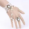 Elegant Lace Lady Bridal Accessories Wedding Party Gothic Ring Bracelet Cuffs Bangle Bridal Jewelry Christmas Gift