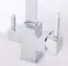 Rolya Cubix Tri Flow Keukenkraan Ro Water Reverse Sink Mixer Chrome Square Style 3 Way Water Filter Tap