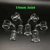 3mm di spessore XL Flat Top Quartz Banger Nails 10mm 14mm 18mm giunto trasparente con tappo in carb di vetro per bong in vetro Oil Rigs