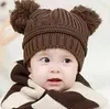 Kinder Mützen Kinder Gestrickte Wintermützen Beanie Mütze Baby Häkelmützen Jungen Mädchen Tier Niedliche Hüte Wollmütze Handgestrickte Mützen