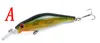 Translúcido plástico artificial Minnow Lures de pesca 10cm 8.5g Profundidade de natação 0.3-1.2m Tipo de suspensão difícil isca de pesca dura