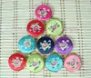 Vintage Round Foldable Compact Mirror Party Favors Chinese Silk Embroidery Double sided Pocket Mirror 10pcslot mix color shi5793527